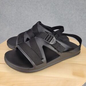 Chaco Chillos Sport Mens Black Sandals Adjustable Straps Size 9 JCH108529